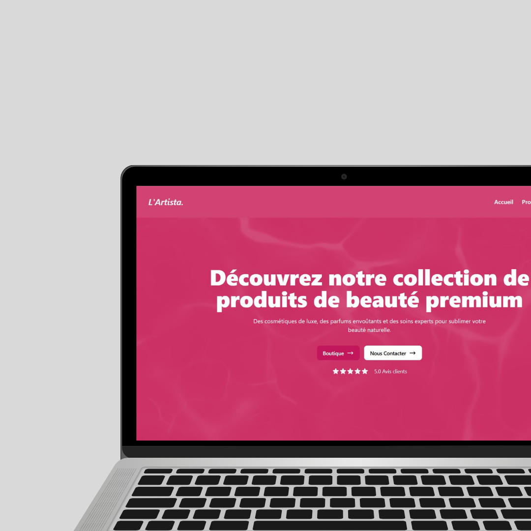 Site E-commerce Lartista