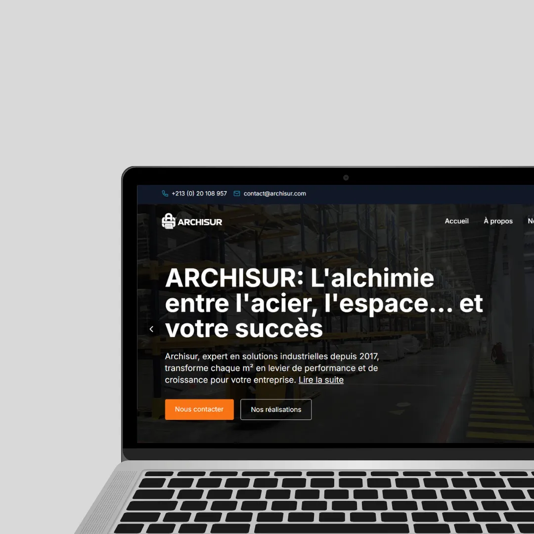 Site vitrine pour Archisur