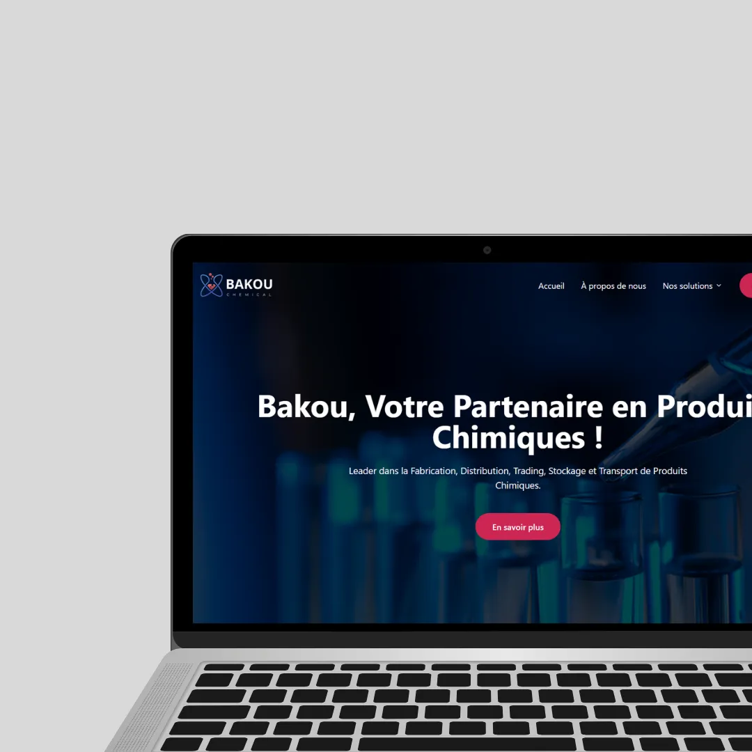 Site vitrine pour Bakou Chemical