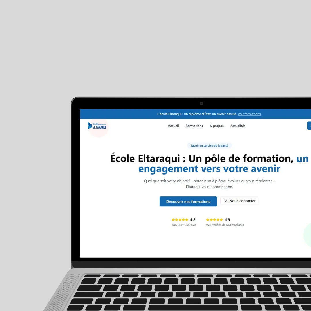 Plateforme web pour El Taraqui