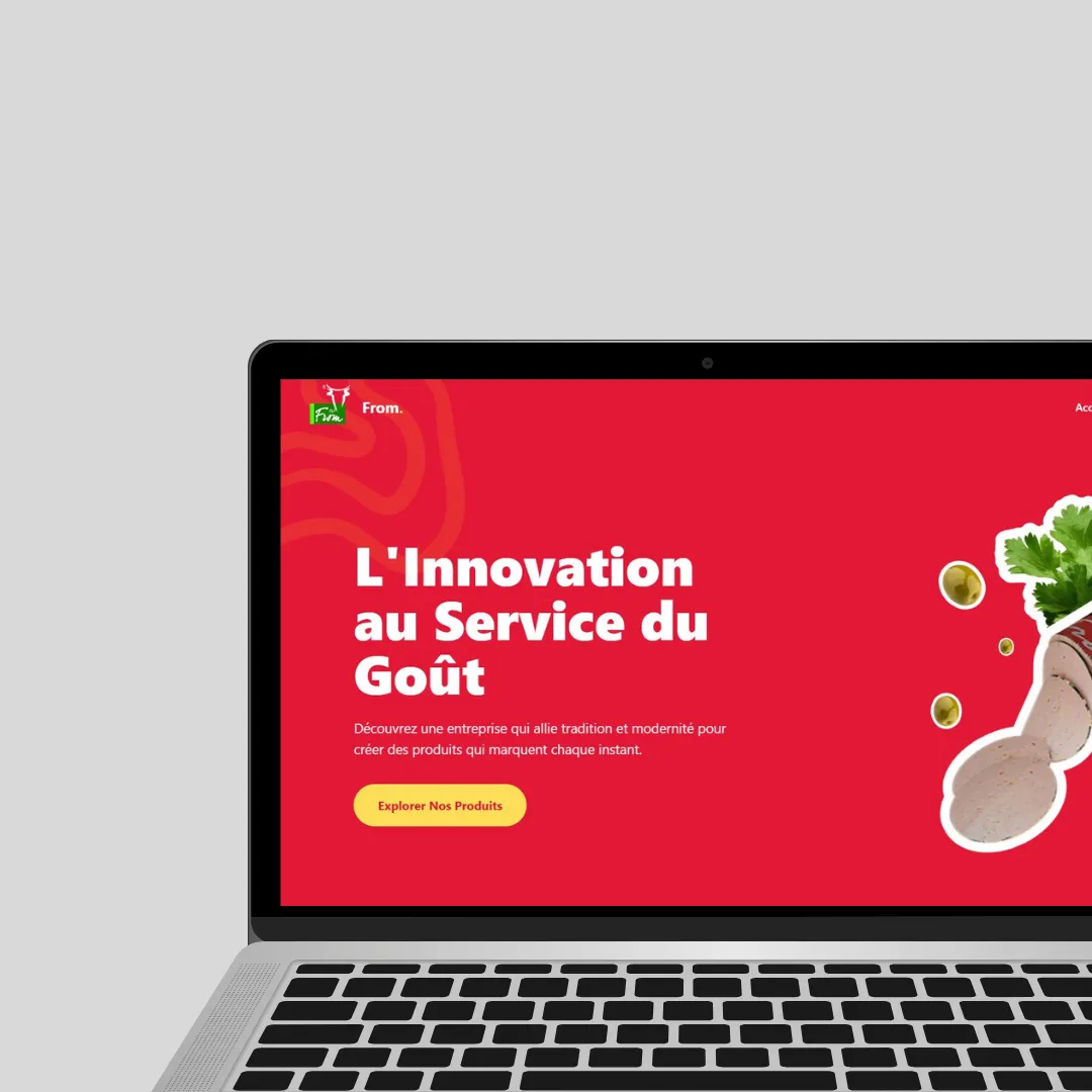 Site vitrine pour From