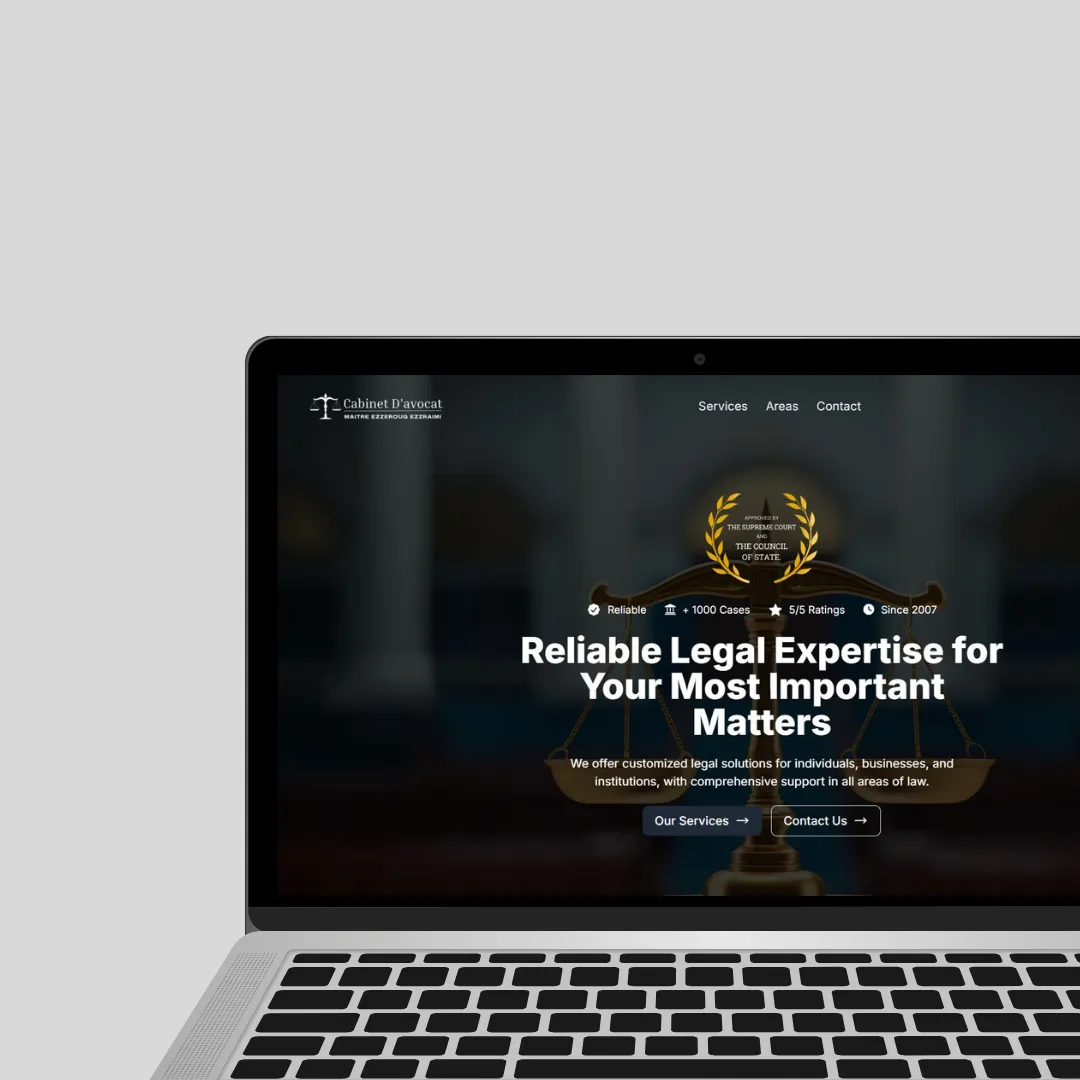 Site du cabinet d’avocat Ezzeroug Ezzraimi