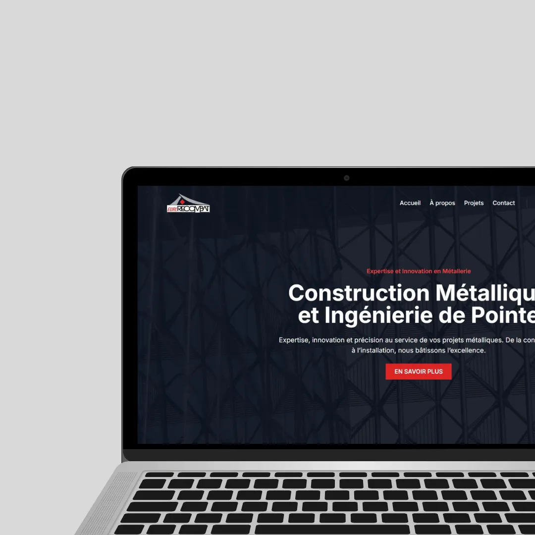 Site vitrine pour Recombat